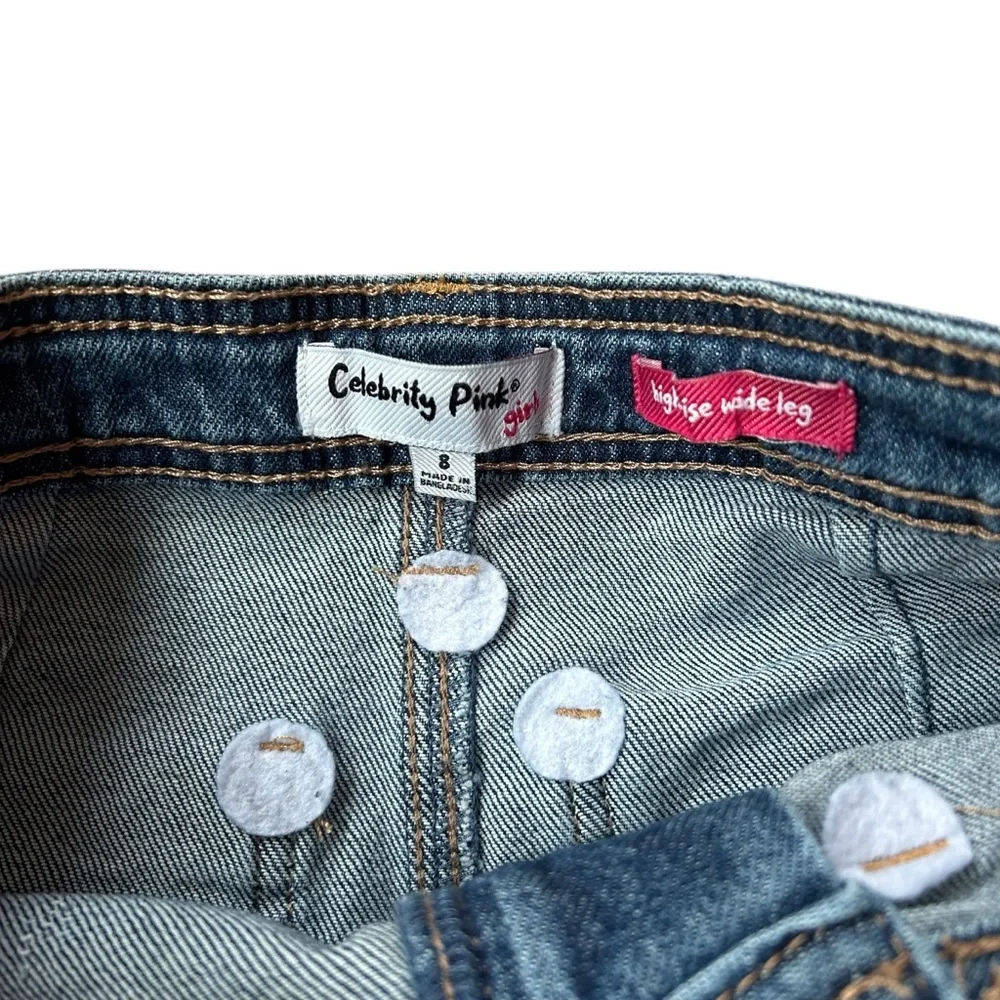 Celebrity Pink | High Rise Wide Leg Jeans - Picture 5 of 5